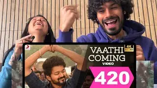 REACTION to Master - Vaathi Coming Song Vídeo | Thalapathy Vijay • LATIN COUPLE REACTS