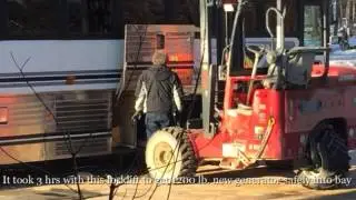 Kubota Generator Install in Prevost Coach
