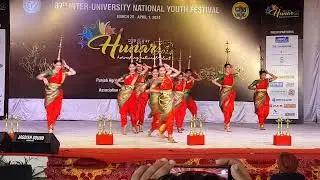 Marathi folk dance in national youth festival 2024