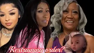 Karlissa filed a restraining order against Chrisean ! Jr.great grandma went to visit,Karlissa mad!