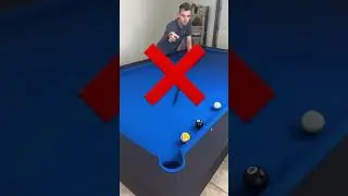 Урок бильярда: как новичок и эксперт сыграют этот удар ❌✅ Вы эксперт? #бильярд