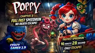 FASTEST Poppy Playtime Chapter 2 No Death Speedrun | Full Game WR 2026 ⏱️
