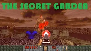 Doom 2: THE SECRET GARDEN: a nice walk outside - map by evil_scientist / I play it 3 times