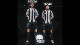 Ronaldo X Peter crouch hight 📏💀#eafc25 #eafc24 #fcmobile #fifamobile #shorts #vishyfc