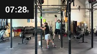 20 Minute HIIT Workout - Full Body Conditioning. Dumbbells, Pull up bar, Rower