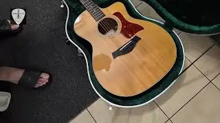 Пытаюсь уместить гитару Taylor Grand Auditorium в жесткий кейс SKB.