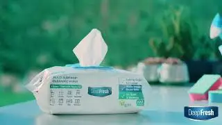 Deep Fresh - Y&uuml;zey Temizlik Havlusu - İz Bırakmayan Temizlik!