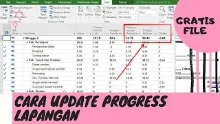 Cara update dan controling proyek di microsoft project