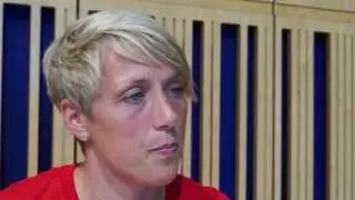 Pre-competition interview with Christina Obergföll (GER) at Gateshead 2013 ETCH