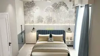 Modern Luxury Guest Bedroom Tour | ATS Rhapsody Interior Design Project
