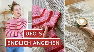 Ich stricke endlich meine unfertigen Projekte fertig // Malkurs, Strickdesign und viel aufgeribbelt
