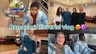 RAMAZAN ALIŞVERİŞİ YAPIYORUZ  ☪️ Arkadaşımın Doğum G&uuml;n&uuml; Partisine Gittim 🎂🎊🎁 G&uuml;nl&uuml;k Vlog 