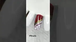 nailart using blooming gel #prnails #nailarttutorial #shorts #trending #shortvideo #reels #nailtech