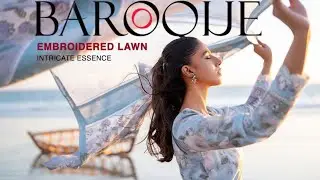 Baroque Summer Lawn Unstitched Collection'25 | Baroque Embroidered & Printed Lawn Collection 2025