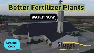 Stueve Construction dry fertilizer storage facility in Kenton Ohio