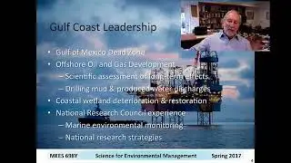 Boesch Background: Science for Environmental Management Course