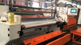 Triple Screw 1500mm XHD LLDPE Stretch Film Machine in Guangdong
