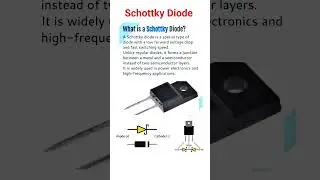 Schottky Diode #electronicseducation #electronicsrd #diode