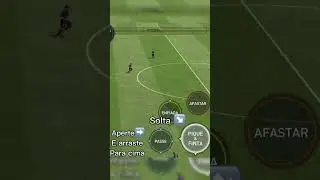 Tutorial do chute de longe no fifa m&oacute;bile 🎮🔥 #fifa #fifa22 #youtubeshorts