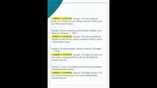 HBX Core Economics for Managers Exam