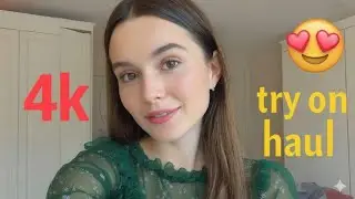 4K Try On Haul (2026) | See Through Transparent Clothes, Lingerie & Bikini Try-On Haul With Me 