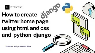 Build a Twitter Clone with HTML, CSS, Python & Django | Full Stack Web Development Tutoria #2