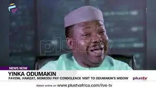 Kayode Fayemi, Obafemi Hamzat, Dele Momodu Pay Condolence Visit To Yinka Odumakin's Widow | NEWS