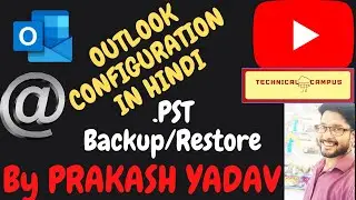 Outlook  .pst Backup and Restore in ms-outlook 2013 step by step.