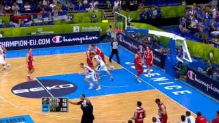 Highlights Bosnia Herzeg.-Serbia EuroBasket 2013