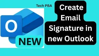 New Outlook | How to Create Email Signature in new Outlook