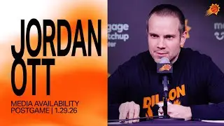Head Coach Jordan Ott Postgame Media Availability | Phoenix Suns vs Detroit Pistons 1-29-26