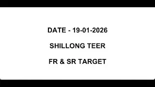 Shillong Teer Today Target | 19-01-2026 | Common Number & Hit Number