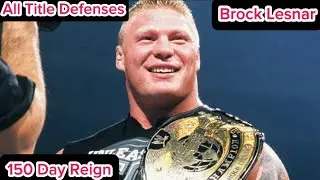 Every WWE Championship Title Defense of Brock Lesnar’s 3rd Reign (150 Days)
