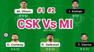 CSK vs MI Dream11 Prediction, Fantasy Tips, Dream11 Team, Playing XI, Pitch Report, Injury  IPL 2022