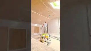 mist coating fresh new plaster