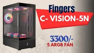 🚀 &ldquo;Gaming Look on Budget! FINGERS C-Vision-5N Case Review 2025&rdquo;
