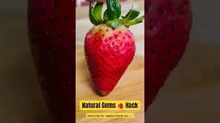 Strawberry cutting hack satisfying. #shorts strawberry #asmr #fruit #fruitcutting #satisfying #viral