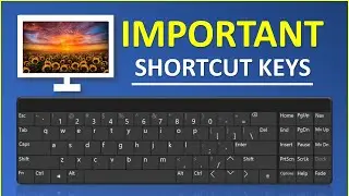 5 Important Computer Keyboard Shortcut Keys | Hotkeys | Keyboard Shortcuts | Tutorial Stop
