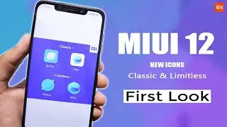 MIUI 12 Icon Pack First Look! 🔥 New Classic & Limitless Theme Update