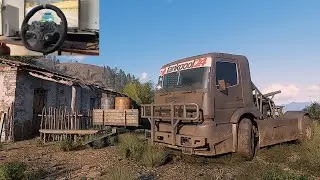 Mercedes Benz Racing Truck | FORZA Horizon 5 | Moza R3 steering wheel gameplay