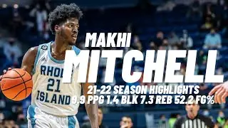Future Hog Transfer Makhi Mitchell 21-22 Rhode Island Season Highlights