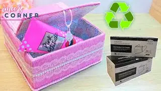 FACEMASK BOX BEST OUT OF WASTE || DIY STORAGE BOX IDEA || STORAGE ORGANIZER DIY
