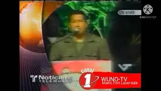 Canal Uno Miami: Close of Noticiero 51 Miami Por WUNO + Noticias Telemundo Opening (2004)