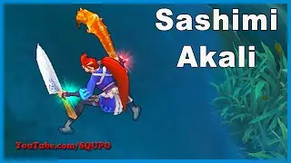 Sashimi Akali - New Skin (League of Legends)