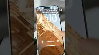 Функции iOS 26, часть 58: сочетание клавиш для настроек камеры #apple #ios26 #ios26features #ios2...