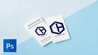 Logo mockup in Photoshop CC 2019 | Adobe Photoshop