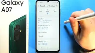 Samsung Galaxy A07: How to Change Notification Sound