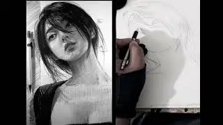 Drawing a Beautiful Girl Freehand ✏️ | Easy Sketch for Beginners