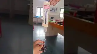 Spring balance to measure force #curiosity #shorts #fun #science #newton #learn