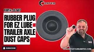 PART#: JS-847 - Rubber Plug for EZ Lube Trailer Axle Dust Caps - Trailer Parts Unlimited